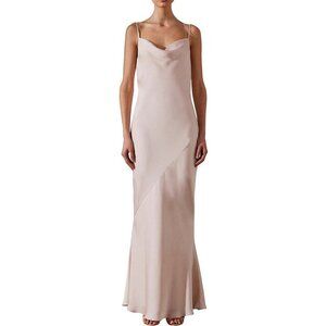 guipure lace sheath dress Red guipure dress with mermaid crêpe skirt main image 1